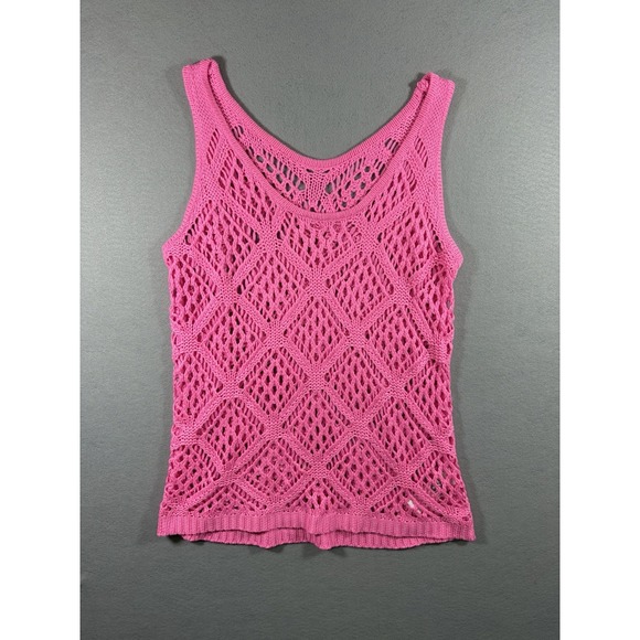Tops - Unbranded Women's Pink Knit Tank Top Barbie Size Medium